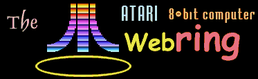 Atari 8 Bit Computer WebRing Logo